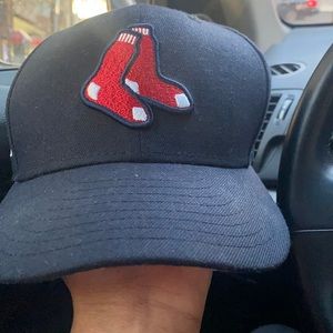 Red Sox Pink bottom fitted hat